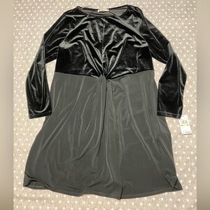 Michael Kors Dress Women’s 2XL Black Zip in Back Casual Cocktail NWT$125.00